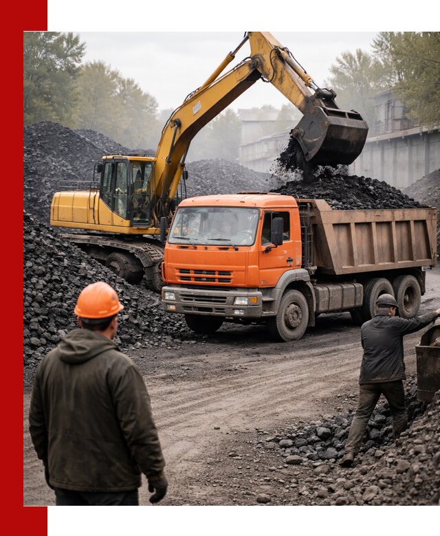 Доставка угля автотранспортом в Ишиме быстро и выгодно