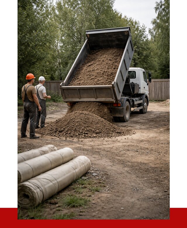 Доставка сыпучих материалов самосвалом в [cvi] от 4365 р. | ПРОНЕРУДШм