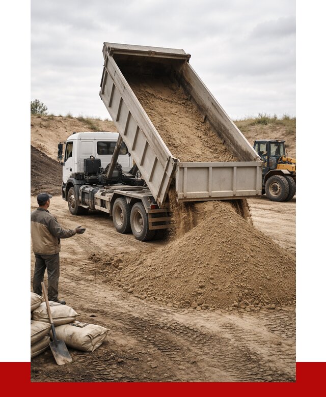 Доставка самосвалом 20 кубов в Ишиме от 7795 р. | ПРОНЕРУДШм