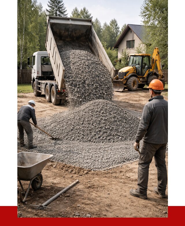 Отсыпка участка щебнем в Ишиме от 6755 р. ПРОНЕРУДШм