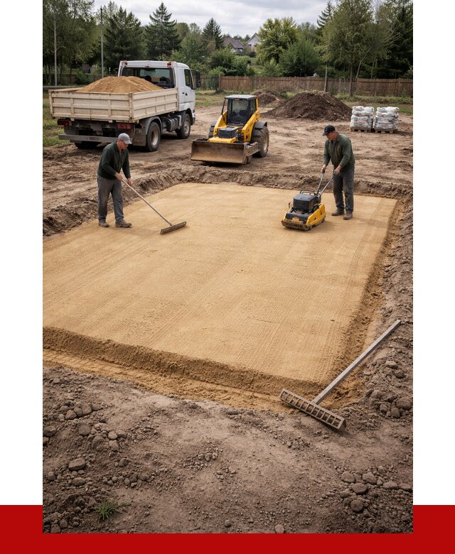 Устройство песчаной подушки в Ишиме от 4677 р. ПРОНЕРУДШм